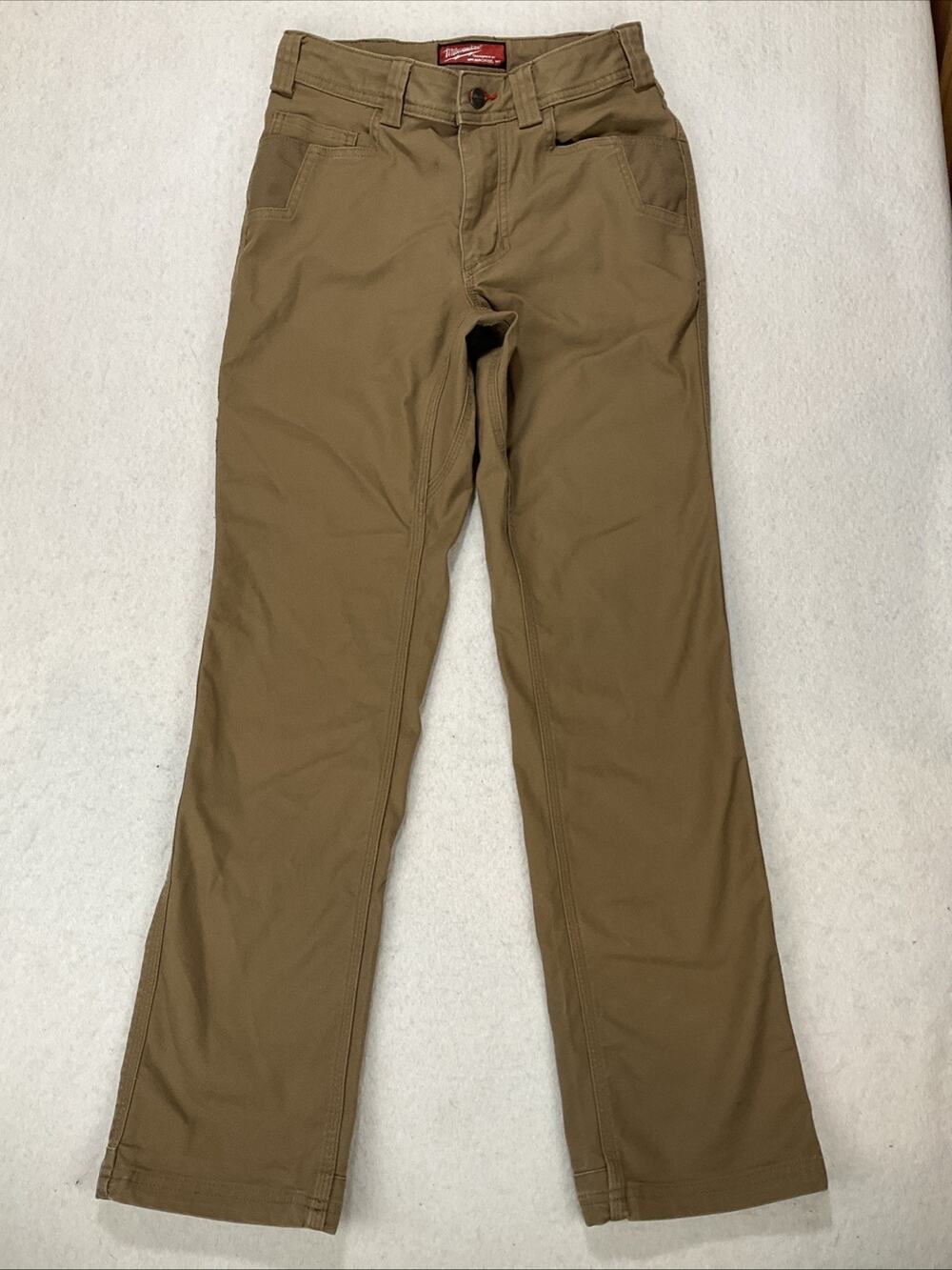 Milwaukee Women’s Sz 2 Heavy Duty Work Pants Cotton/Poly 7 Pockets Durable